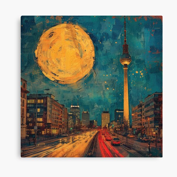 Artikel-Vorschau von Berlin Skyline, designt und verkauft von ArtHouseNiklas.