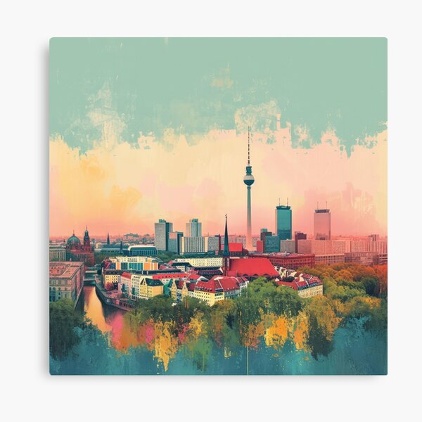 Artikel-Vorschau von Berlin Skyline, designt und verkauft von ArtHouseNiklas.