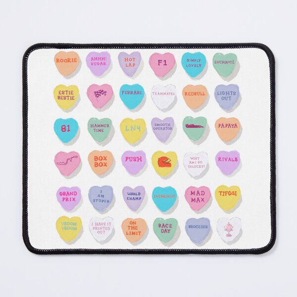 Item preview, More F1 Conversation Hearts  designed and sold by themissingmango.