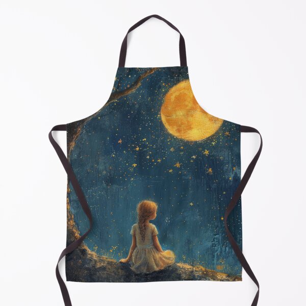 Item preview, Moon stars night starry sky designed and sold by ArtHouseNiklas.