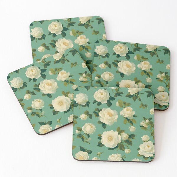Item preview, Peppermint tea - flower pattern design designed and sold by fl0werfact0ry.