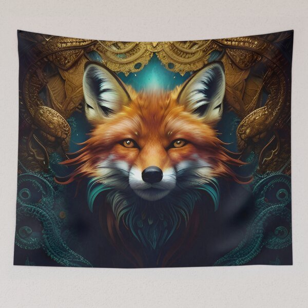 Item preview, Cute Magical Red Fox designed and sold by TheArtOfPat.