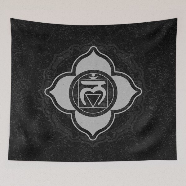 Item preview, Root Chakra Mandala - Coal + Fog designed and sold by Irene Estelle.