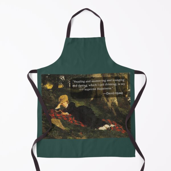 Item preview, David Hume quote: Reading and sauntering and lounging and dosing, which I call thinking, is my supreme Happiness. designed and sold by artbleed.