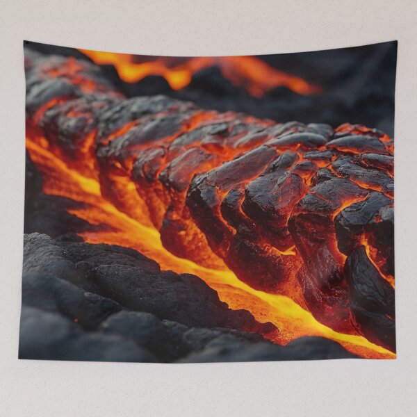Item preview, Magma River Bridge - Magical Volcano Lava Rocks designed and sold by SassyArtistry.