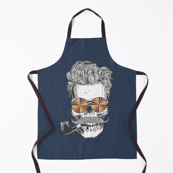 Item preview, Retro Skull Man designed and sold by NettiesWallArt.