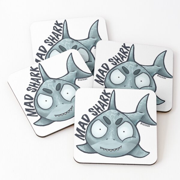 Item preview, Mad shark designed and sold by Bovinae Art.