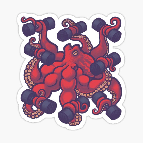Tentacurls Sticker