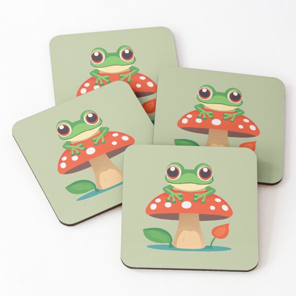 Item preview, Frog on Mushroom, for Teen Girls Aesthetic designed and sold by Firas Aljazzar.