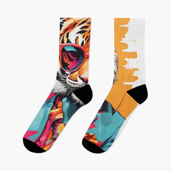 Item preview, Tiger with Sunglasses Pop Art designed and sold by PixelPerfectPOD.