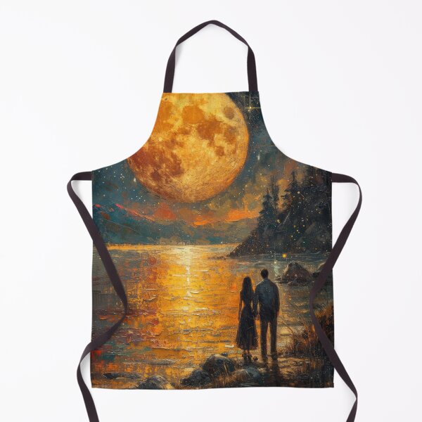 Item preview, Night, romance, moon, inspired by Monet designed and sold by ArtHouseNiklas.