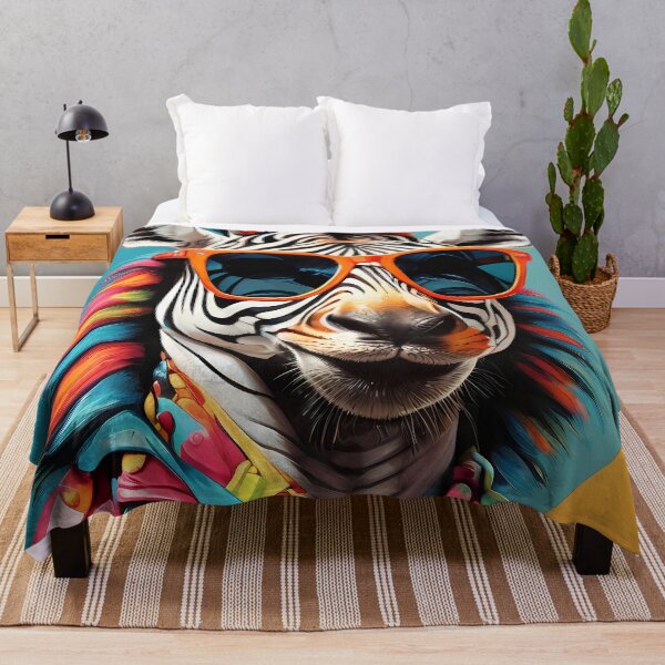 Item preview, Funky Zebra Pop Art designed and sold by PixelPerfectPOD.