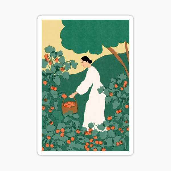 Vista previa del artículo con la obra «Tomate Chica Verano», diseñado y vendido por chotnelle.