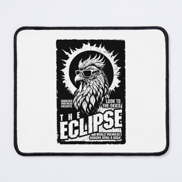 Item preview, Chicken Solar Eclipse 2024 Rooster Science Fiction Movie designed and sold by GrandeDuc.