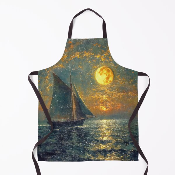 Item preview, Night, romance, moon, inspired by Monet designed and sold by ArtHouseNiklas.