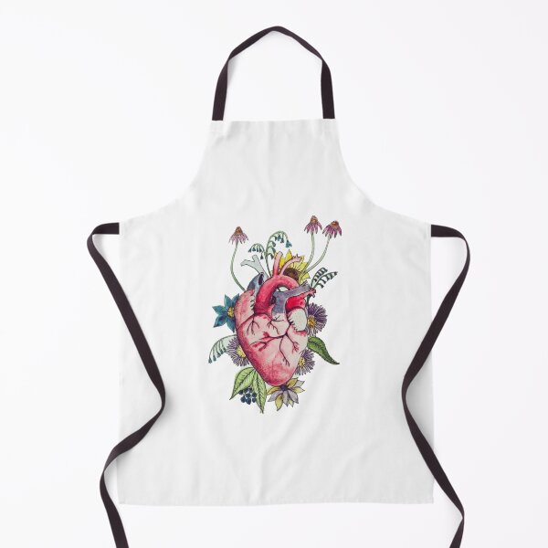 Item preview, Heart Overgrown Anatomy Botanical Floral - Hearts and flowers - designed and sold by Art-of-amine.