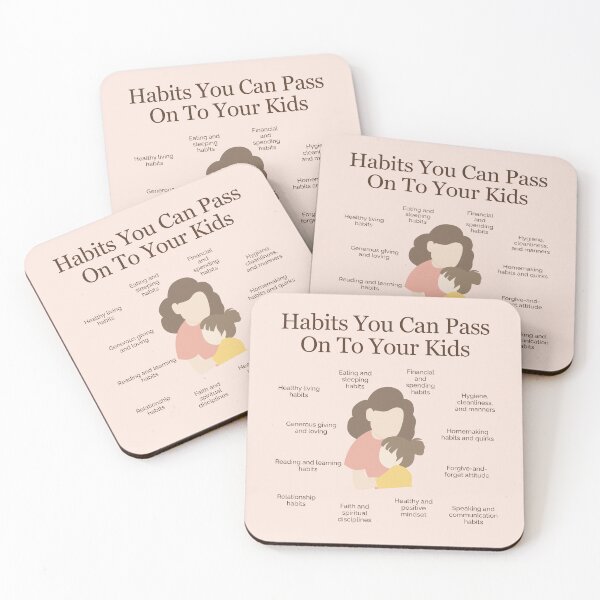 Item preview, Habits You Can Pass On to Your Kids designed and sold by TFHStore.