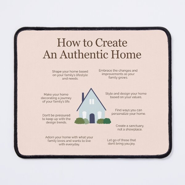 Item preview, How to Create An Authentic Home designed and sold by TheFocusedShop.
