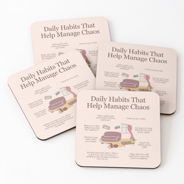 Item preview, Daily Habits that Help Manage Chaos designed and sold by TFHStore.
