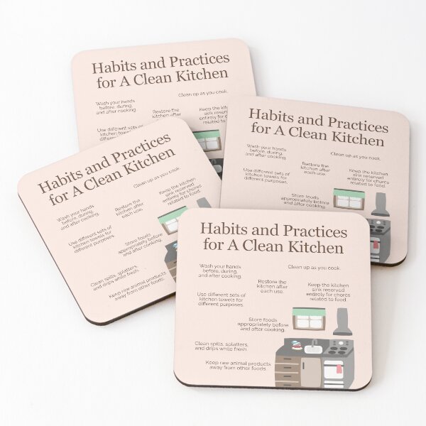 Item preview, Habits and Practices for a Clean Kitchen designed and sold by TheFocusedShop.