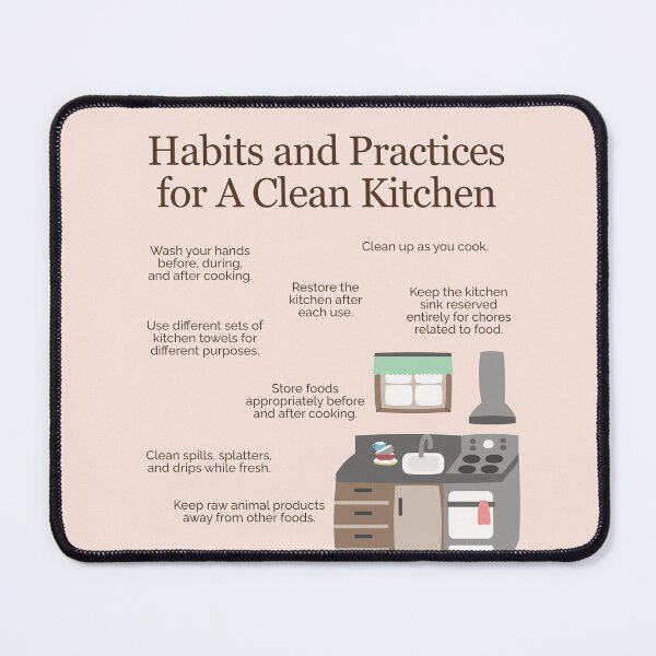 Item preview, Habits and Practices for a Clean Kitchen designed and sold by TheFocusedShop.