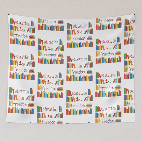 Item preview, Education is Freedom Books for Black Teachers Black History Month. is freedom designed and sold by fatifleur-art.