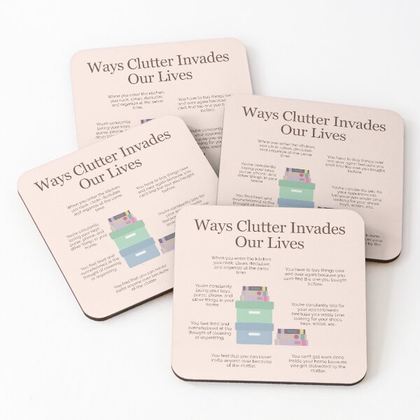 Item preview, Ways Clutter Invades Our Lives designed and sold by TFHStore.