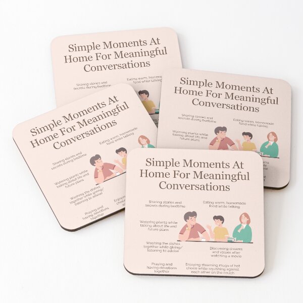 Item preview, Simple Moments at Home for Meaningful Conversations designed and sold by TFHStore.