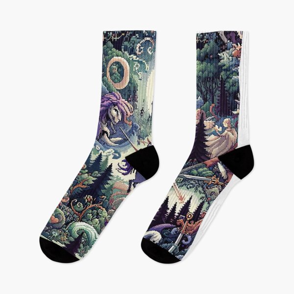 Item preview, seamless pattern knight kingdom designs and elements reminiscent of mythical creatures or medieval scenes designed and sold by rizaldz.