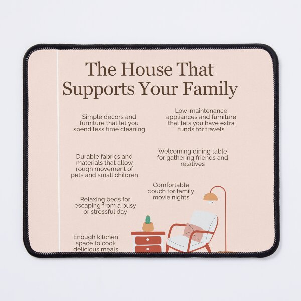 Item preview, The House That Supports Your Family designed and sold by TheFocusedShop.