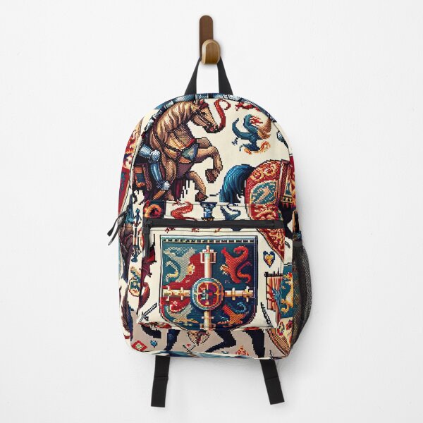 Item preview, seamless pattern knight kingdom designs and elements reminiscent of mythical creatures or medieval scenes designed and sold by rizaldz.