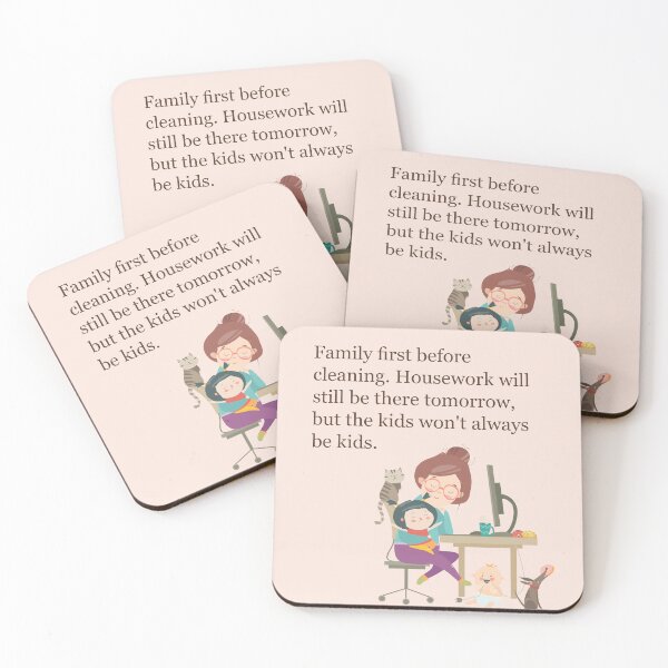 Item preview, Family First Before Cleaning designed and sold by TheFocusedShop.