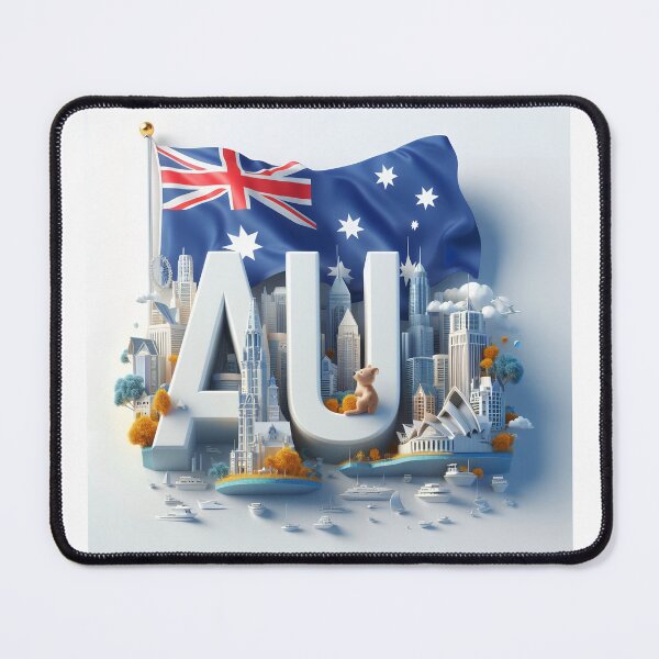 Item preview, Australia 3D Flag designed and sold by lsepolis123.