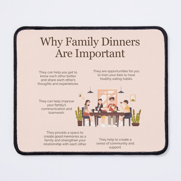 Item preview, Why Family Dinners Are Important designed and sold by TFHStore.