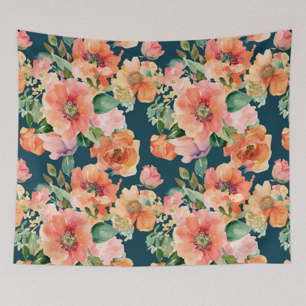 Item preview, Watercolor Pattern, Spring Flowers ,Nature Inspired designed and sold by Pretzel-G92.