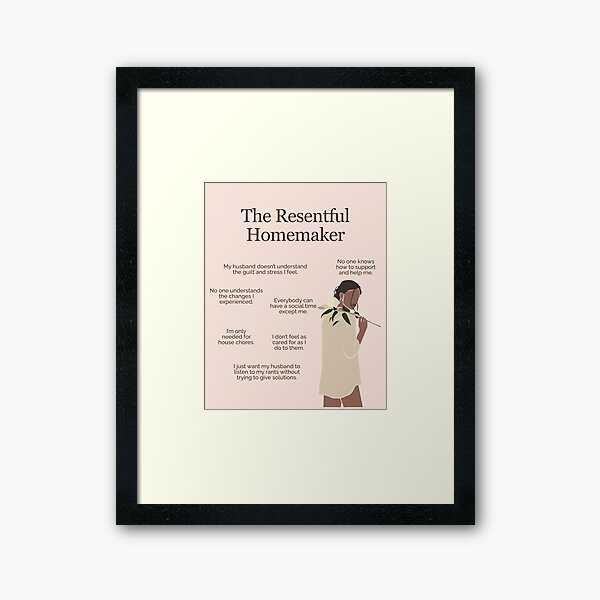 Item preview, The Resentful Homemaker designed and sold by TheFocusedShop.
