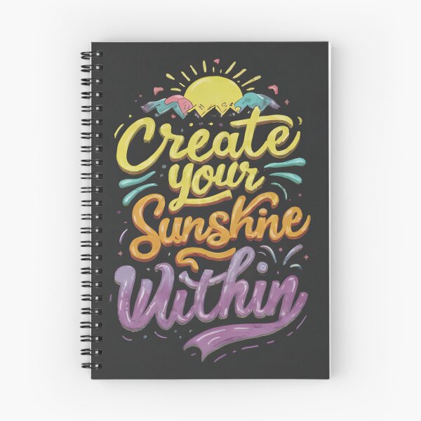 Item preview, Create Your Sunshine Within - Illuminated Typography Design designed and sold by Wishing-Wings.