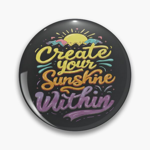 Item preview, Create Your Sunshine Within - Illuminated Typography Design designed and sold by Wishing-Wings.