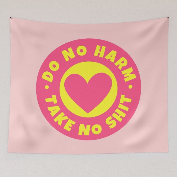 Item preview, Do no harm Take no shit designed and sold by PeachyLitchi.