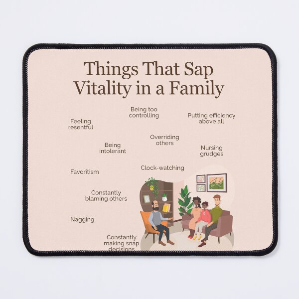 Item preview, Things that Sap Vitality in a Family designed and sold by TheFocusedShop.