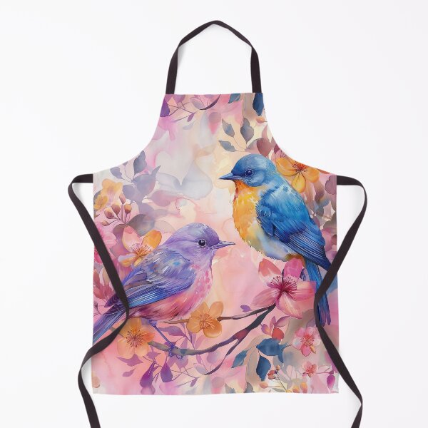 Item preview, Fantasy Duo: Hyper-Realistic Birds on Delicate Branch designed and sold by Dragan Kitic.