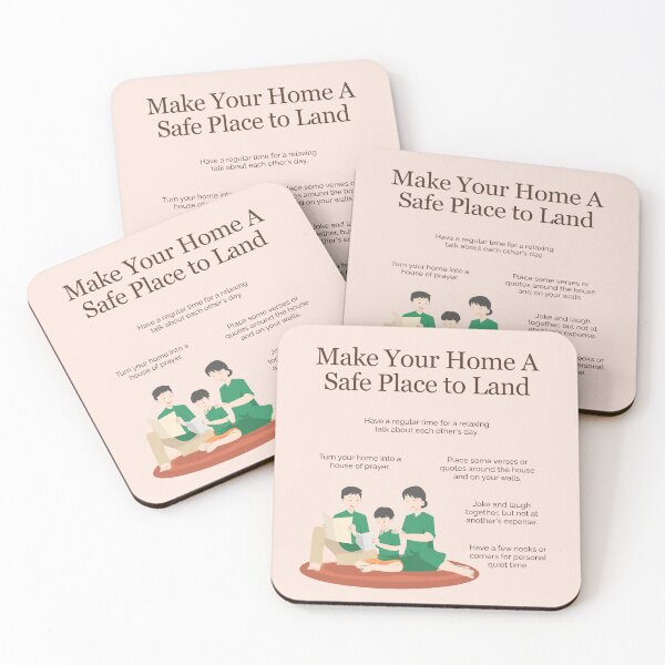 Item preview, Make Your Home a Safe Place to Land designed and sold by TheFocusedShop.