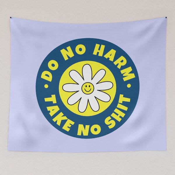 Item preview, Do no harm Take no shit designed and sold by PeachyLitchi.