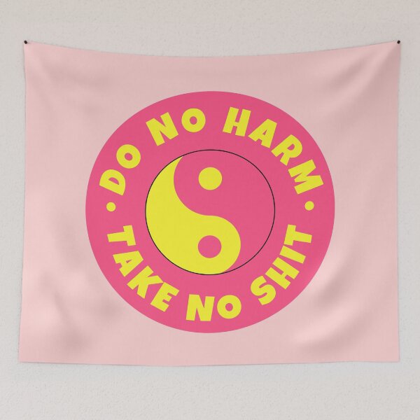 Item preview, Do no harm Take no shit designed and sold by PeachyLitchi.