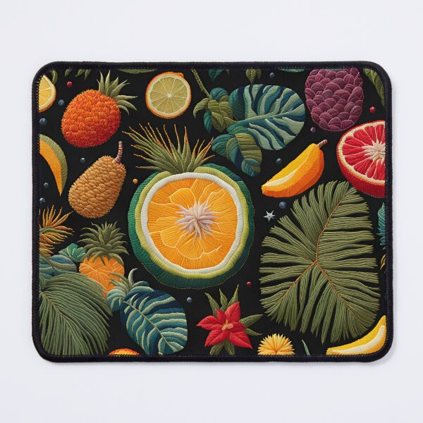 Item preview, Embroidery Art - I love tropical fruits. designed and sold by TWNightingale.