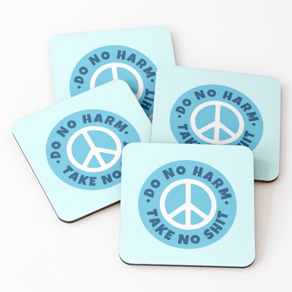 Item preview, Do no harm Take no shit designed and sold by PeachyLitchi.