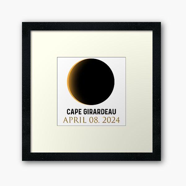 Item preview, Total solar eclipse April 08, 2024 Cape Girardeau designed and sold by rednasa.