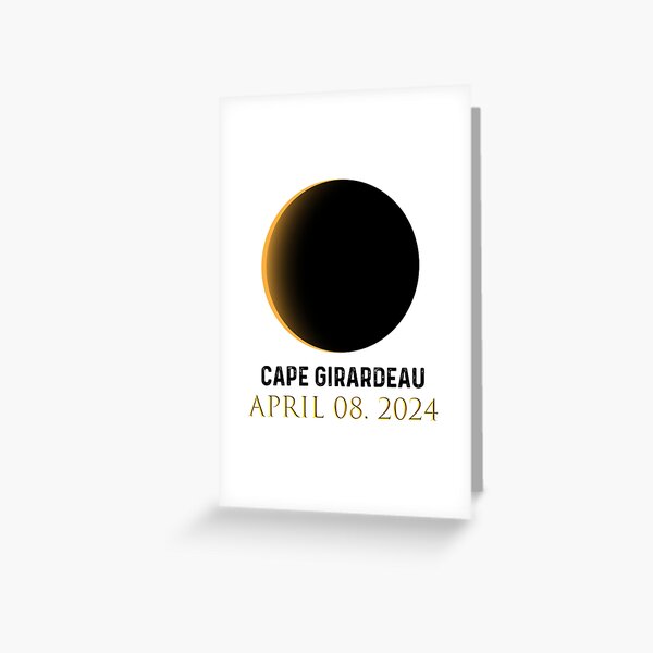 Item preview, Total solar eclipse April 08, 2024 Cape Girardeau designed and sold by rednasa.