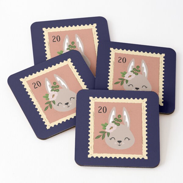 Item preview, Cute Bunny Stamp designed and sold by AnulaArt.