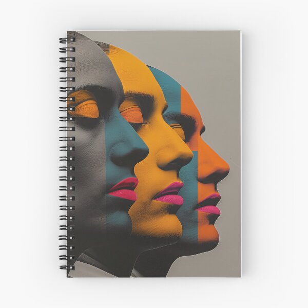 Item preview, Colorful Faces Diversity | Identity Pop Art Portrait Print designed and sold by VUK VESOVIC.